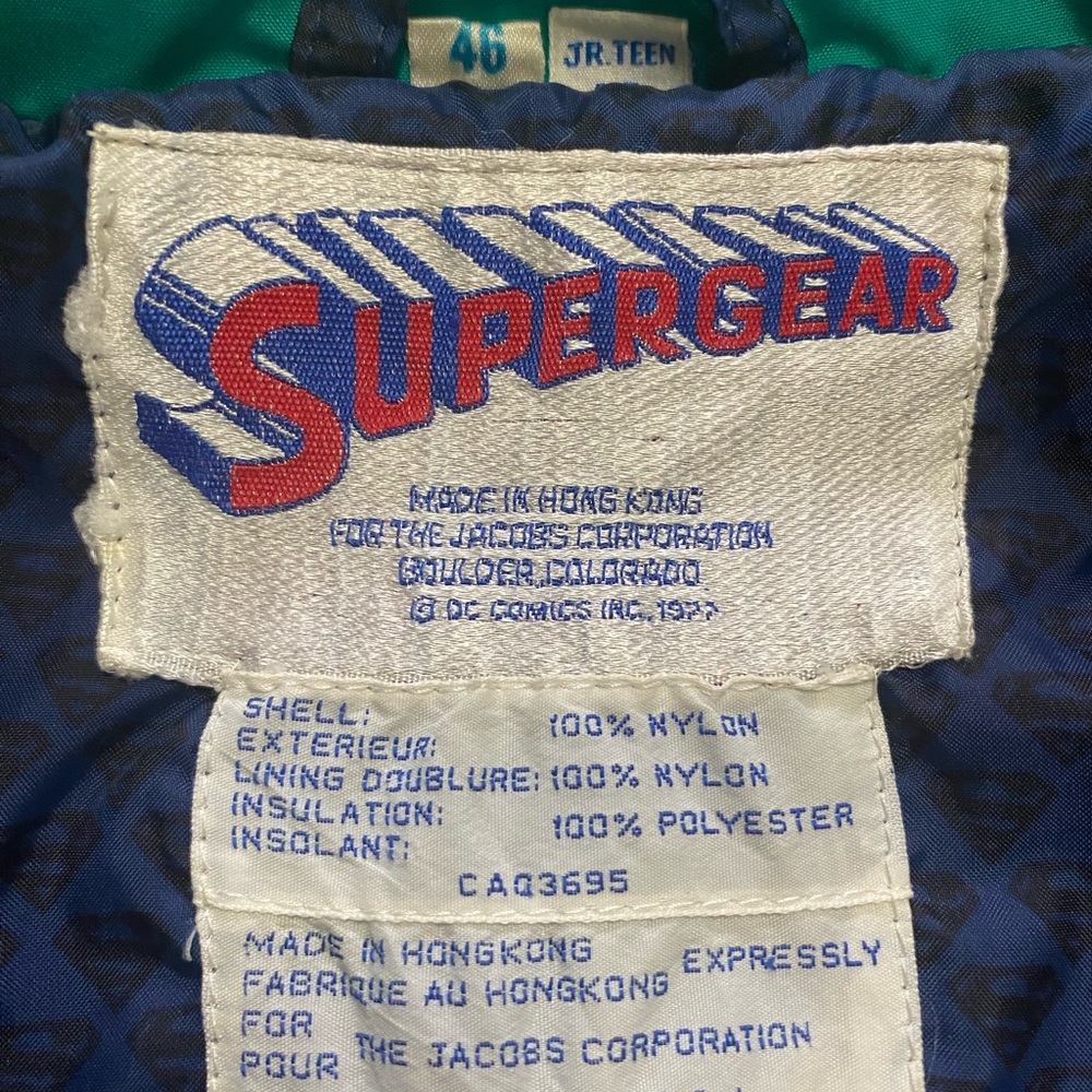 Vintage/Rare  1970’s DC Comics (Super Gear) Jacket
